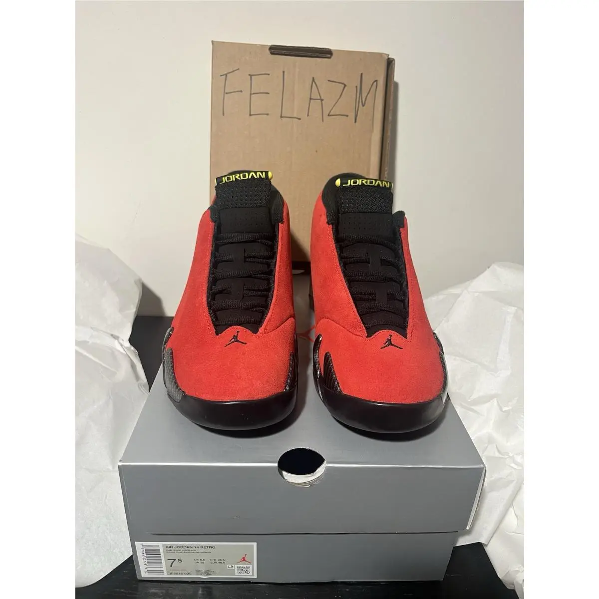Nike shoes - Air Jordan 14 - Air - IF5015-600 - Multicolor 0