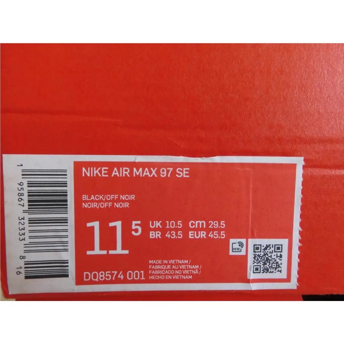 Nike shoes - Nike Air Max 97 - Air Max - DQ8574-001 - Black (UPC: 195867323338) 3