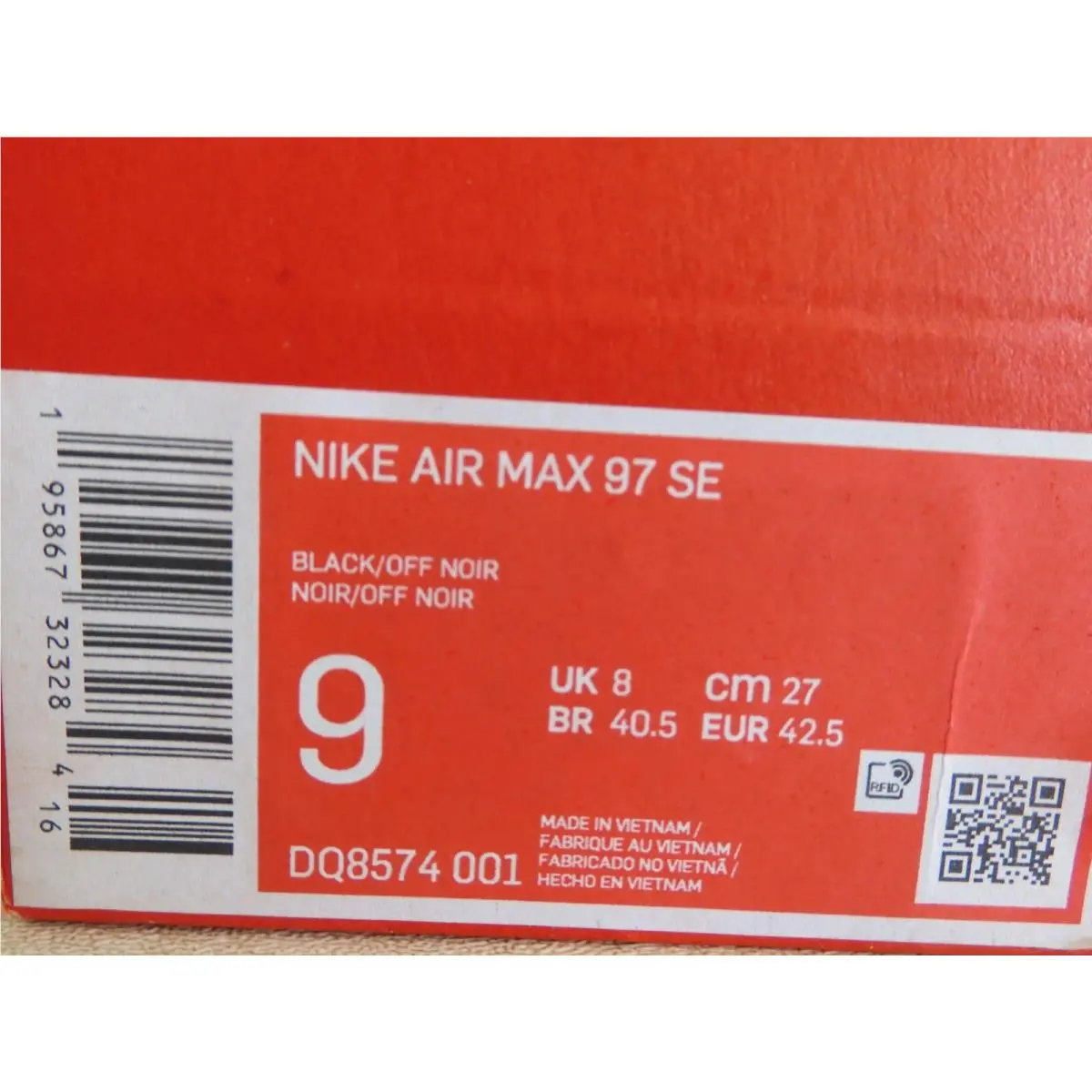 Nike shoes - Nike Air Max 97 - Air Max - DQ8574-001 - Black (UPC: 195867323284) 3