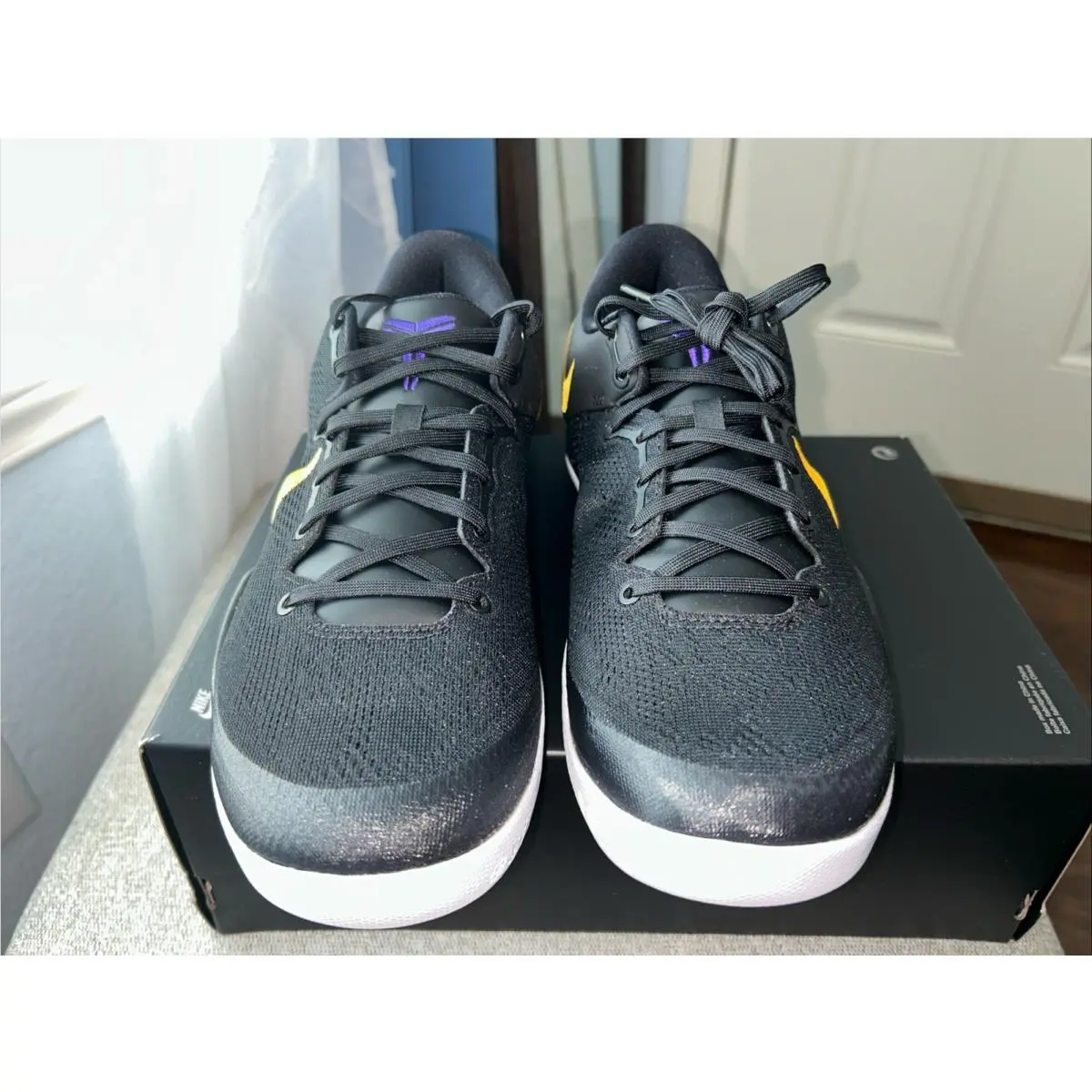 Nike shoes - Nike Kobe 8 System - Kobe System - HF9550-001 - Black University Gold White 3