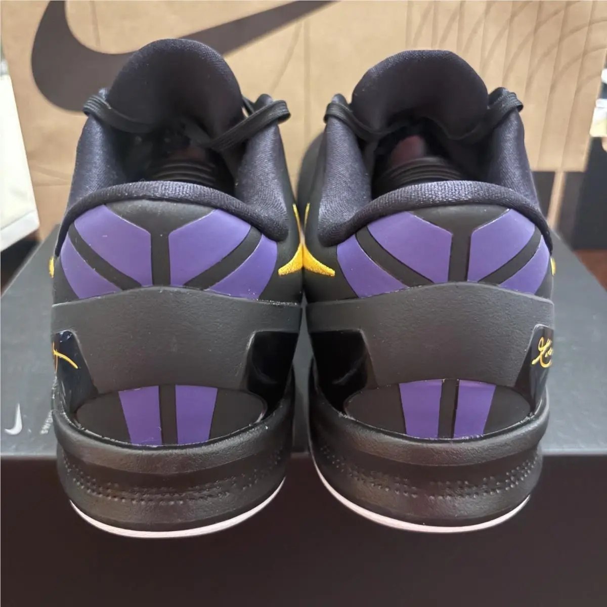 Nike shoes - Nike Kobe 8 System - Kobe System - HF9550001 - Black, Manufacturer: Black/University Gold/White/Court Purple 3