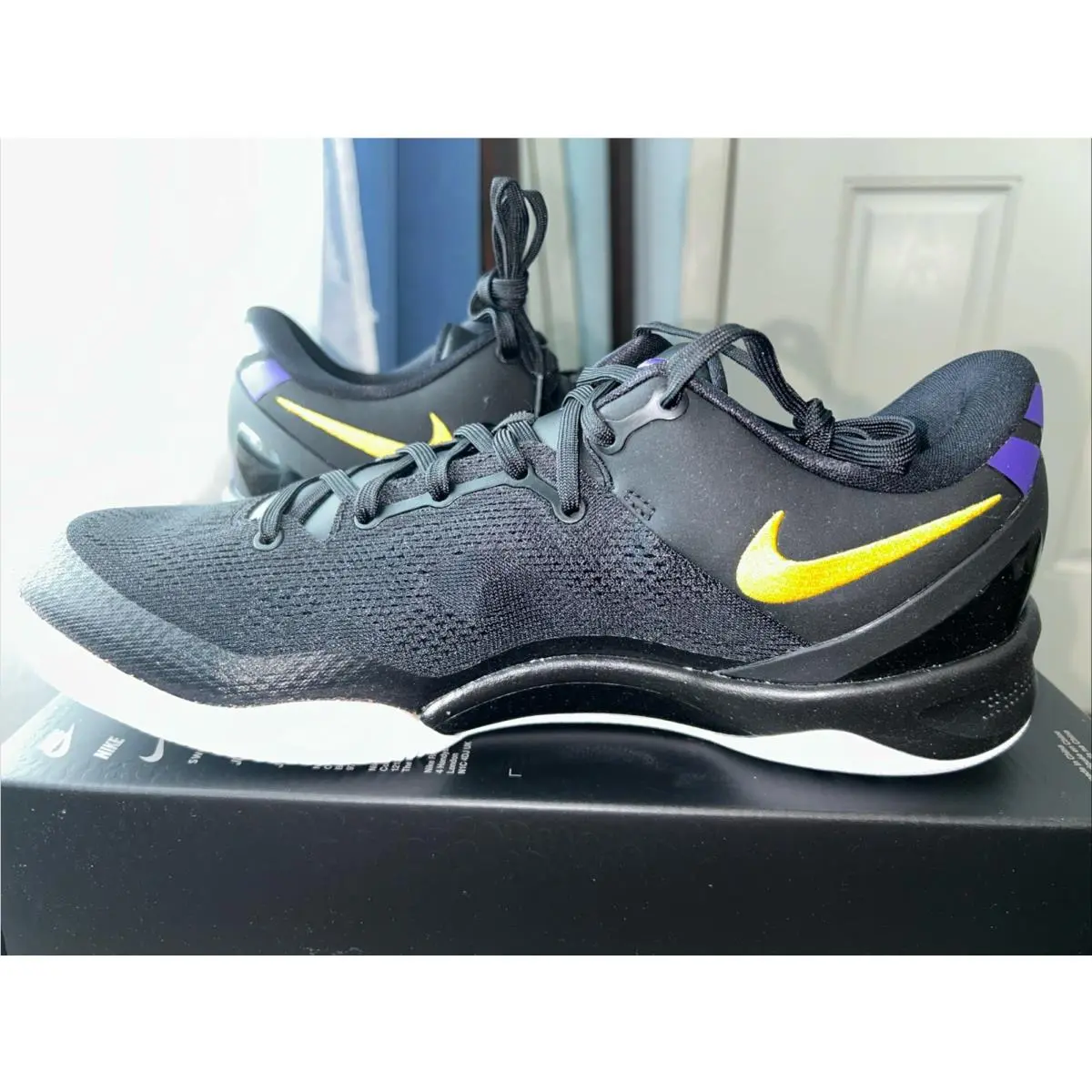 Nike shoes - Nike Kobe 8 System - Kobe System - HF9550-001 - Black University Gold White 0