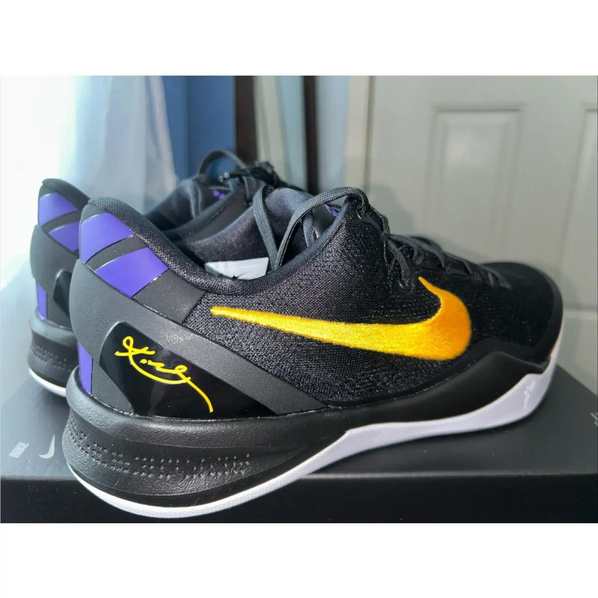 Nike shoes - Nike Kobe 8 System - Kobe System - HF9550-001 - Black University Gold White 5
