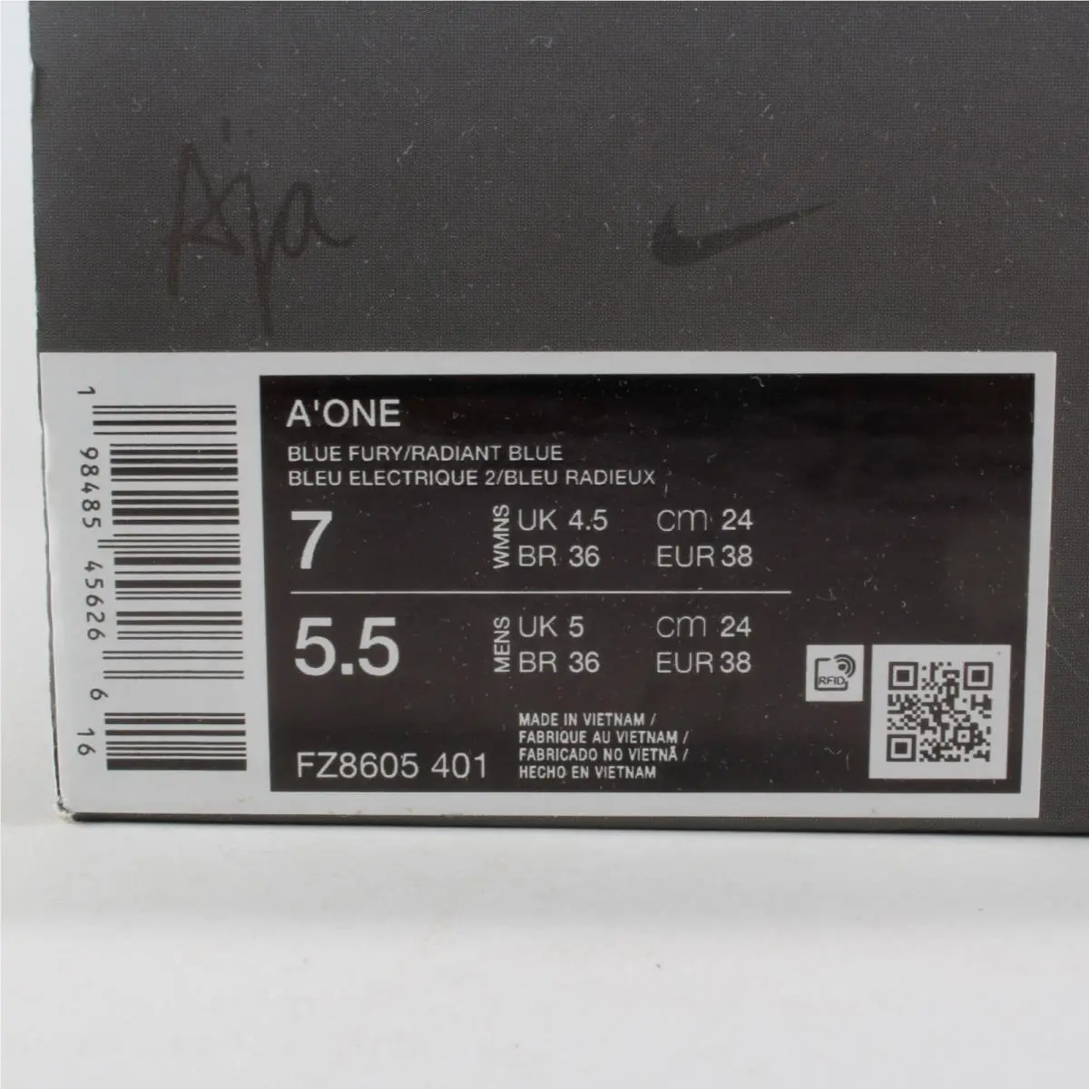 Nike shoes - Nike A`One - FZ8605-401 - Blue 8
