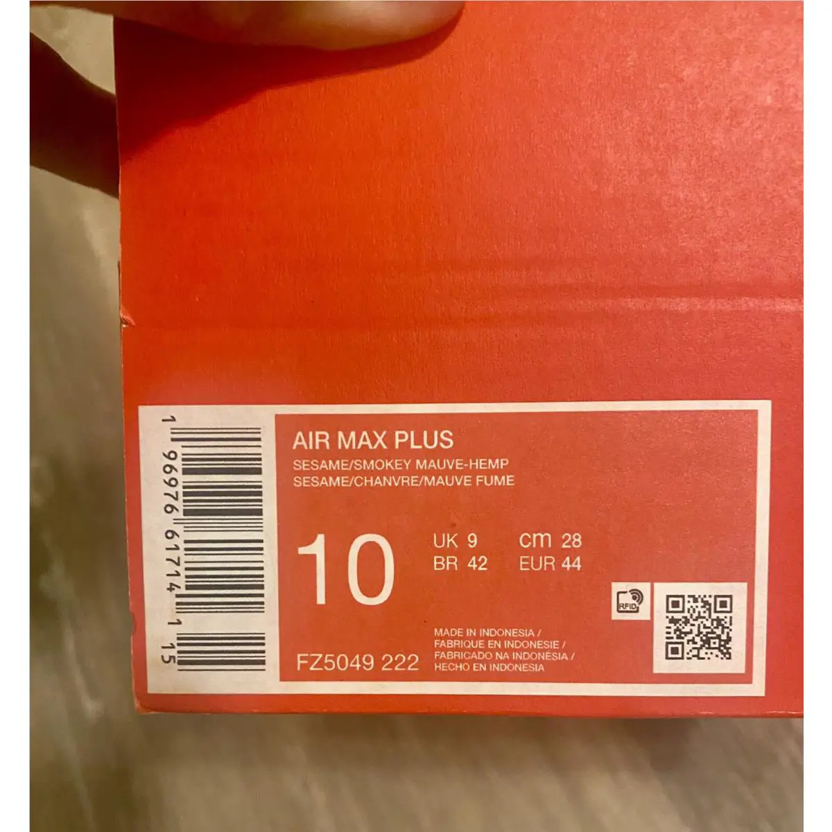 Nike shoes - Nike Air Max Plus - Air Max Plus - FZ5049-222 - Brown (UPC: 196976617882) 10