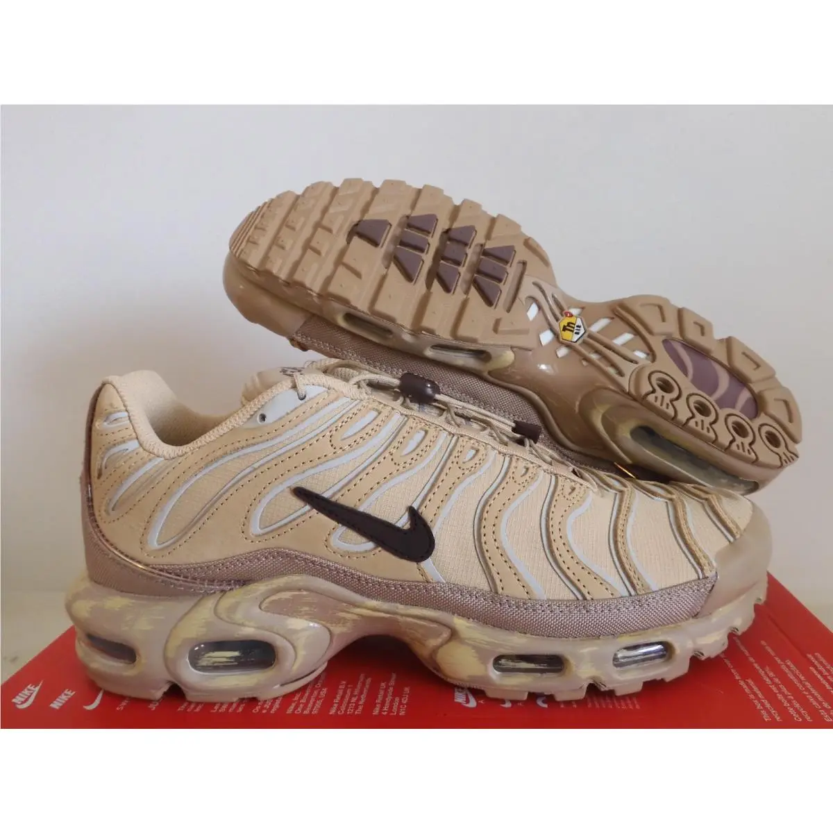 Nike Air Max Plus Sesame Brown-smokey Mauve-hemp Sz 9.5 FZ5049-222