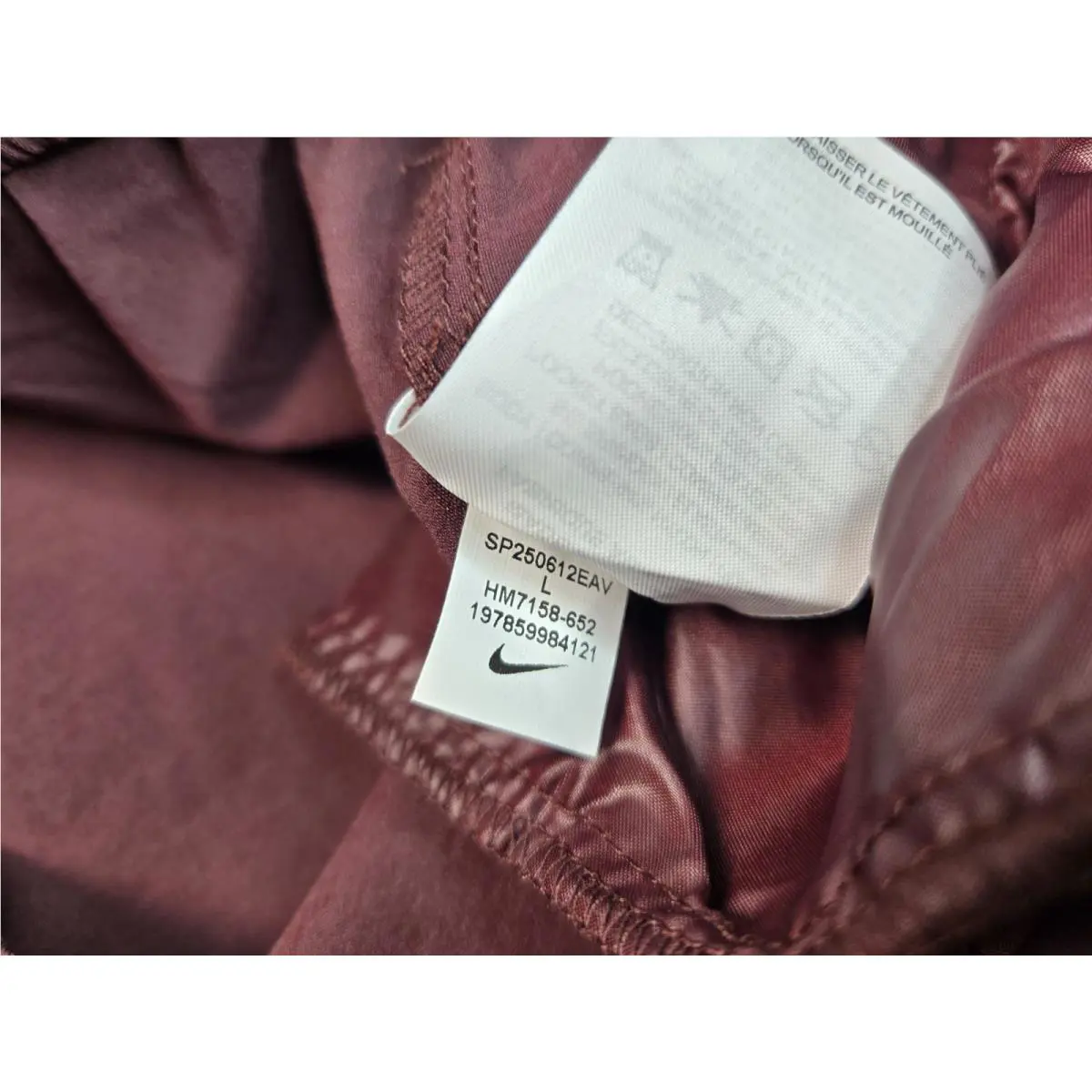 Nike clothing - Nike Tech - Tech - HM7158652 - Burgundy 9