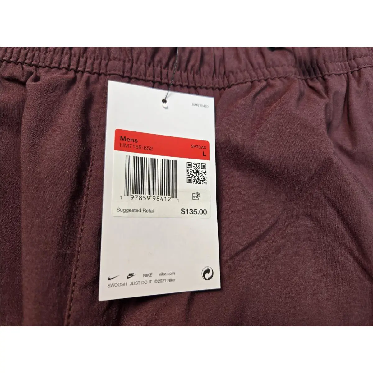 Nike clothing - Nike Tech - Tech - HM7158652 - Burgundy 7