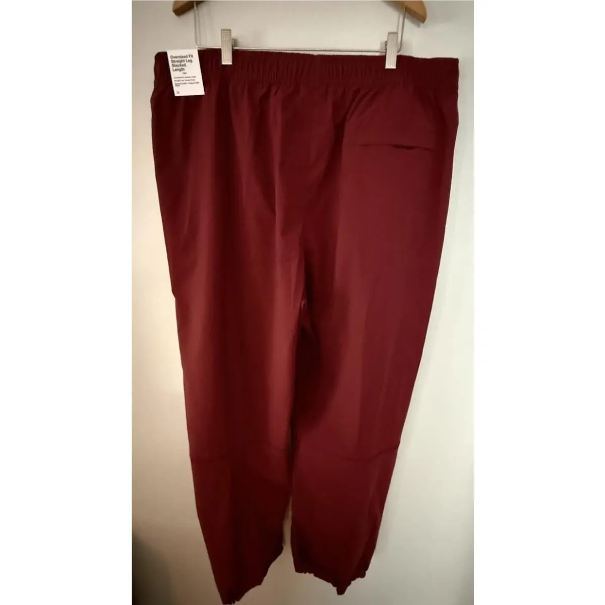 Nike clothing - Nike Tech Woven Pants - Tech Woven Pants - HM7158-652 - Burgundy, Manufacturer: Burgundy Crush/Black (UPC: 0198484382894) 0