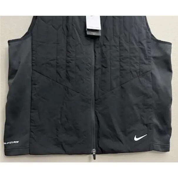 Nike clothing - Nike Therma-Fit ADV Repel Full Zip Golf Vest - DN1957-010 - Black (UPC: 196147699211) 1