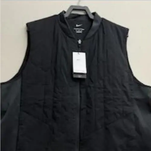 Nike clothing - Nike Therma-Fit ADV Repel Full Zip Golf Vest - DN1957-010 - Black (UPC: 196147699211) 0
