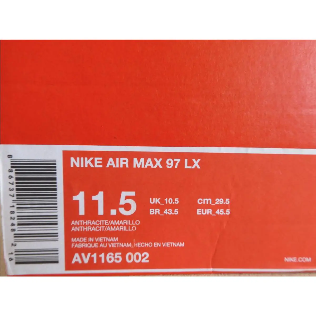 Nike shoes - Nike Air Max 97 - Air Max - AV1165-002 - Yellow (UPC: 886737182482) 3