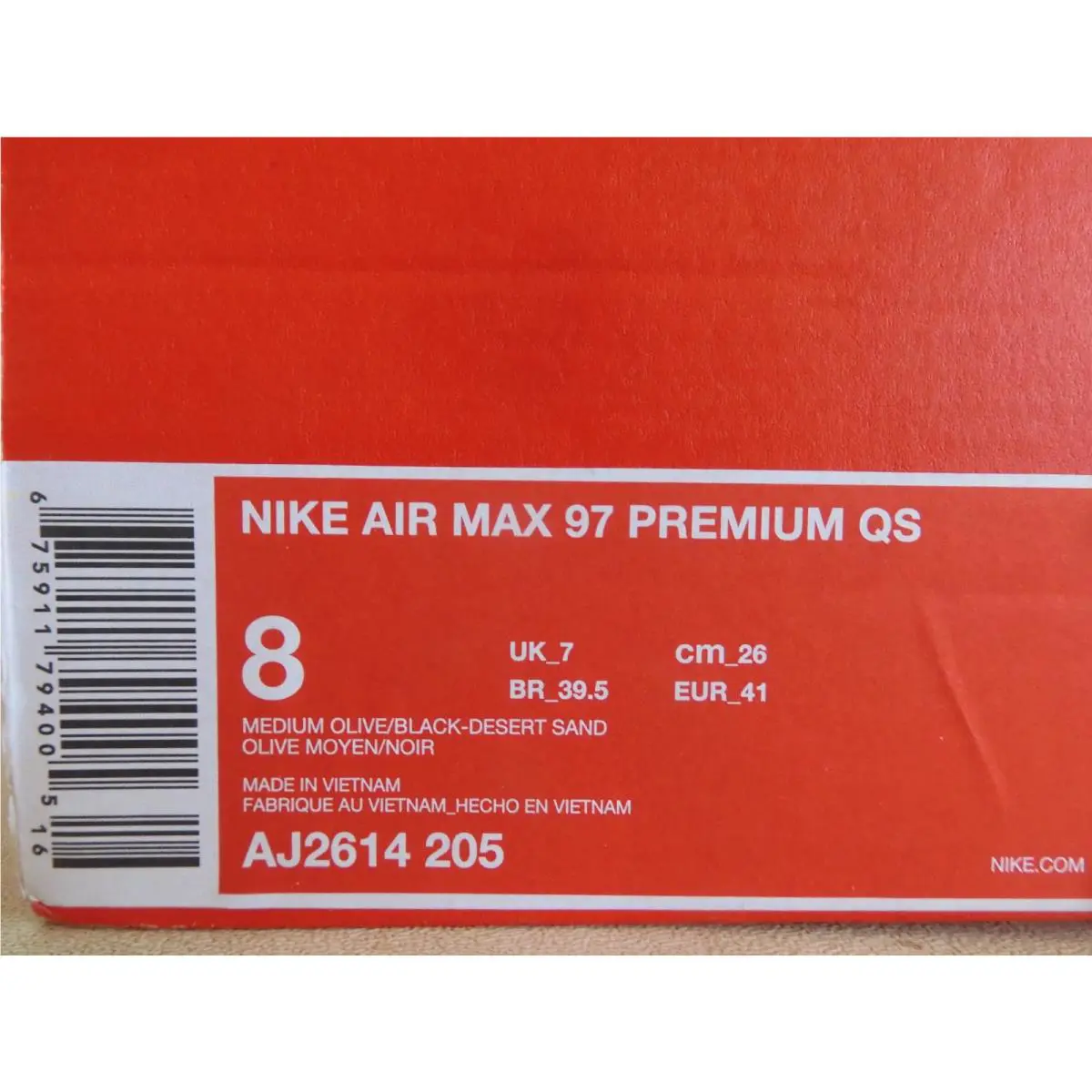 Nike shoes - Nike Air Max 97 - Air Max - AJ2614-205 - Green (UPC: 0675911794005) 6