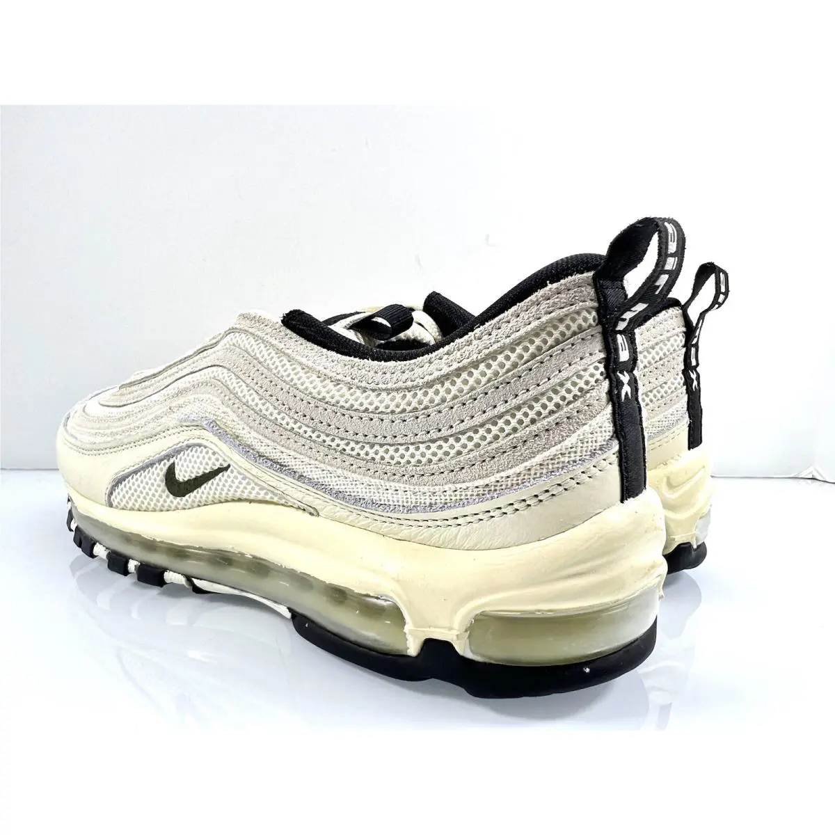 Nike shoes - Nike Air Max 97 - Air Max - DV5451-100 - Coconut Milk / Cargo Khaki - Black 4