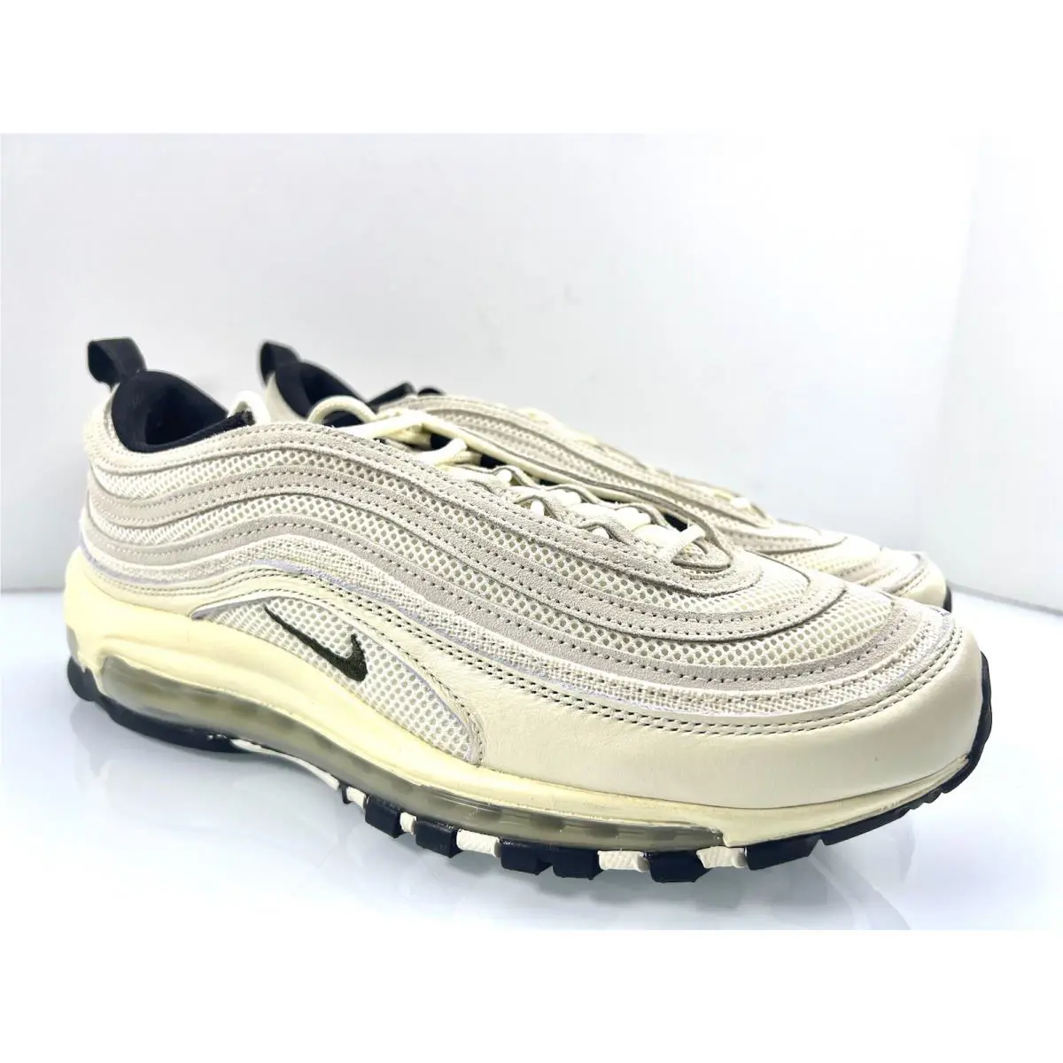 Nike shoes - Nike Air Max 97 - Air Max - DV5451-100 - Coconut Milk / Cargo Khaki - Black 7