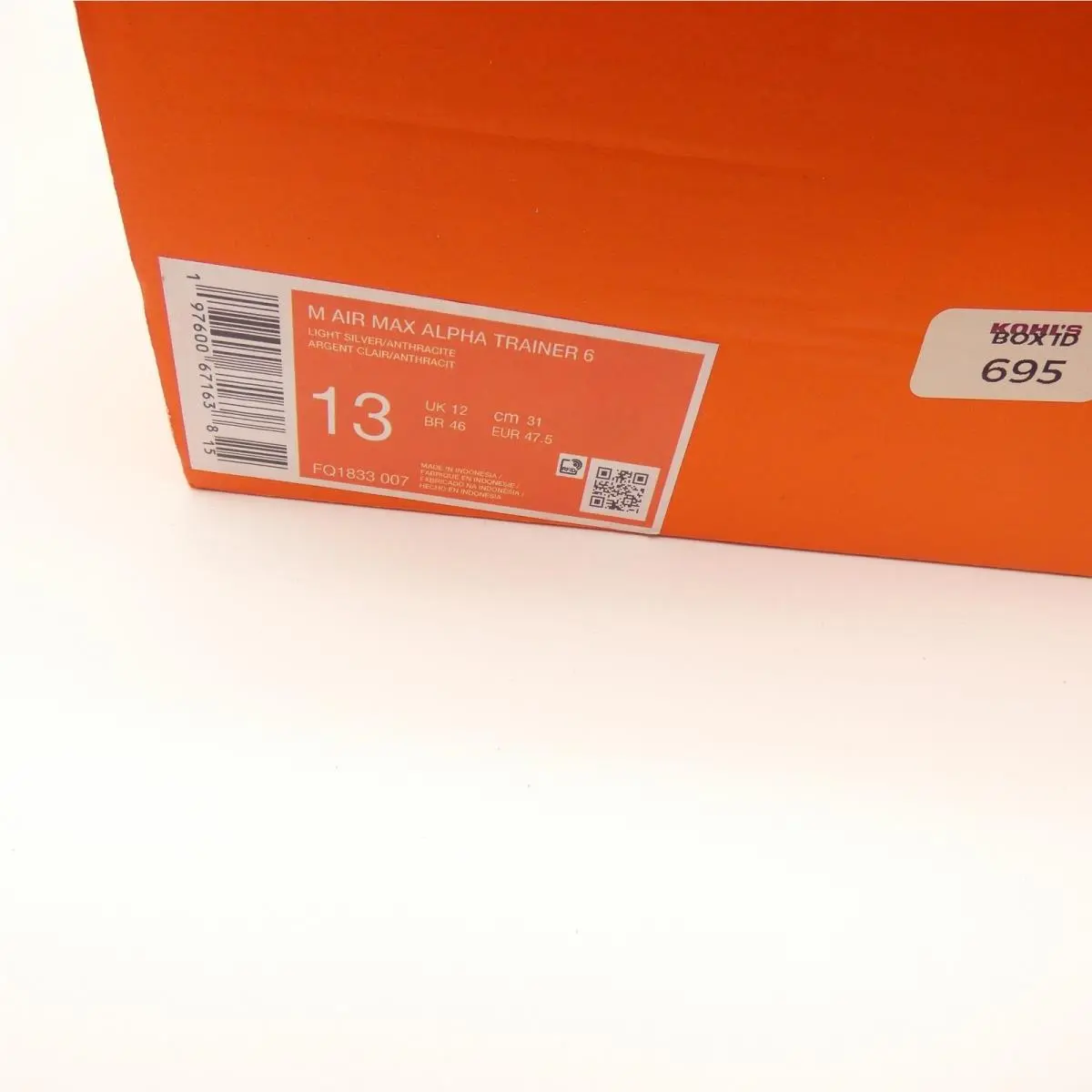 Nike shoes - Nike Air Max Alpha Trainer 6 - FQ1833-007 - Light Silver/Anthracite/Argent Clair/Anthracit, Manufacturer: Light Silver/Anthracite/Argent Clair/Anthracit 5