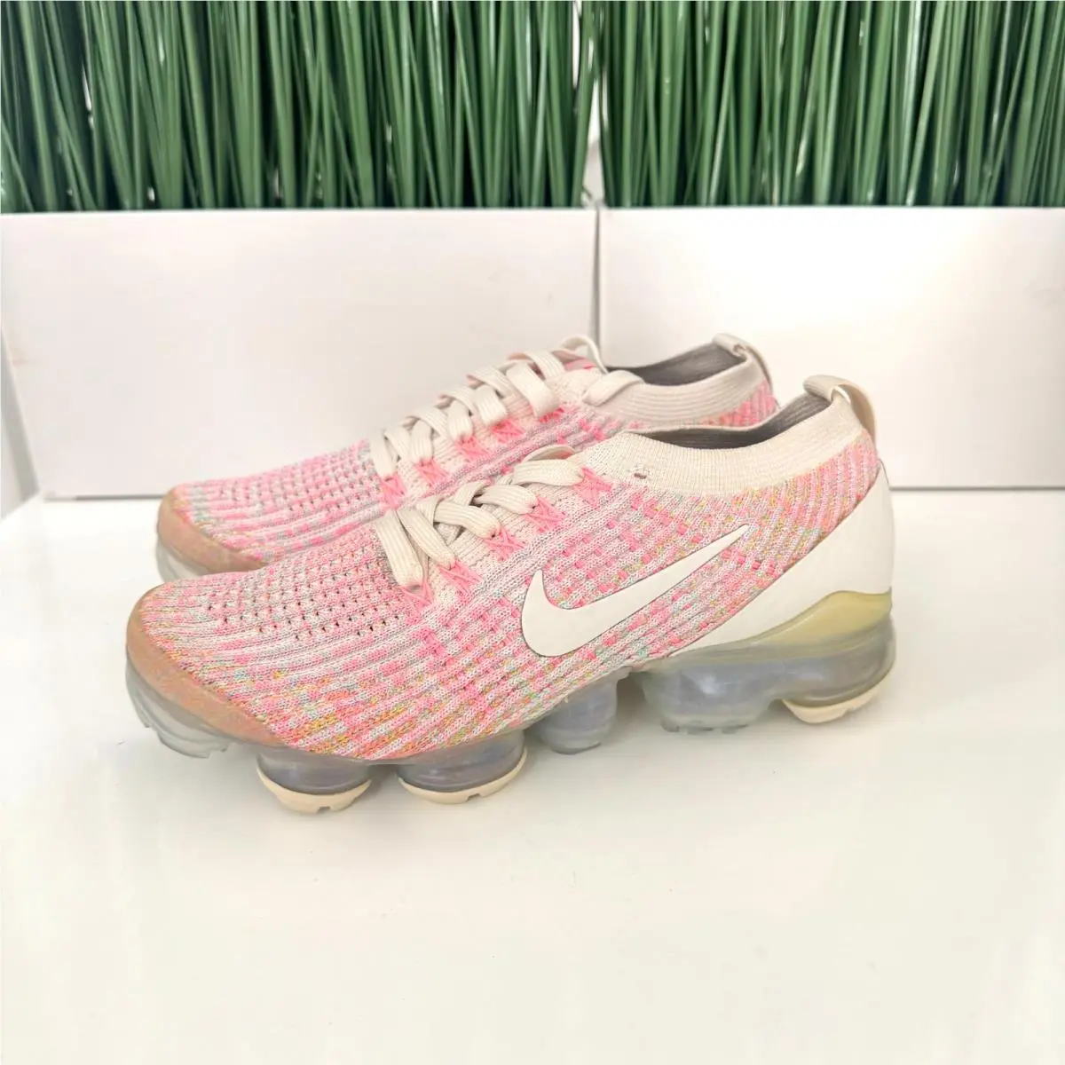 Air Vapormax Flyknit 3 Nby Womens Running Shoes Pink AJ6910 008 Size 6.5 by Nike