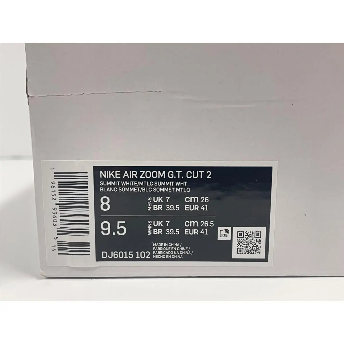 Nike shoes - Nike Air Zoom GT Cut - DJ6015-102 - White (UPC: 196152936035) 9