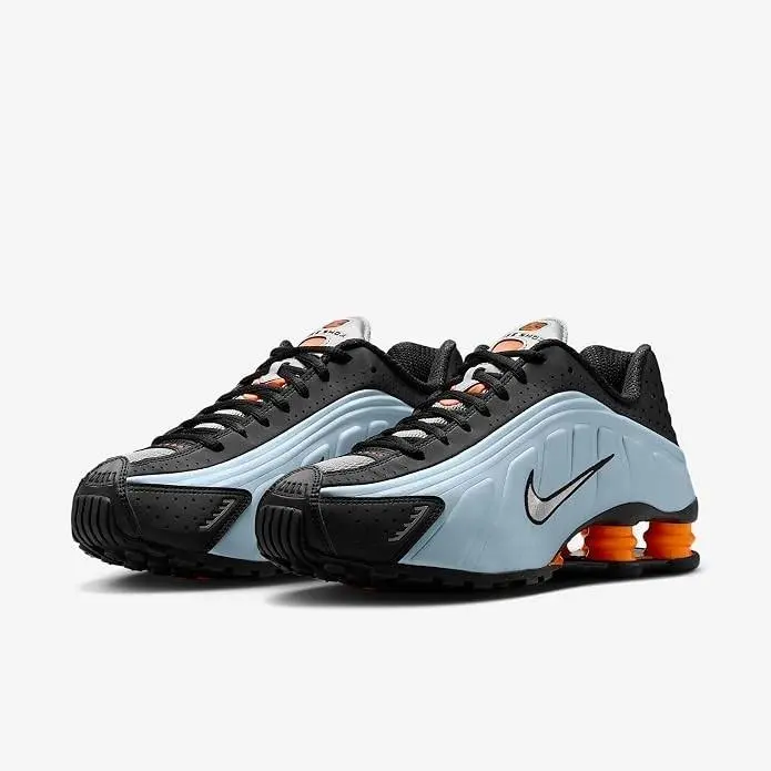 Nike Shox R4 Blue Tint Metallic Silver AR3565-401 Women’s Sz 9