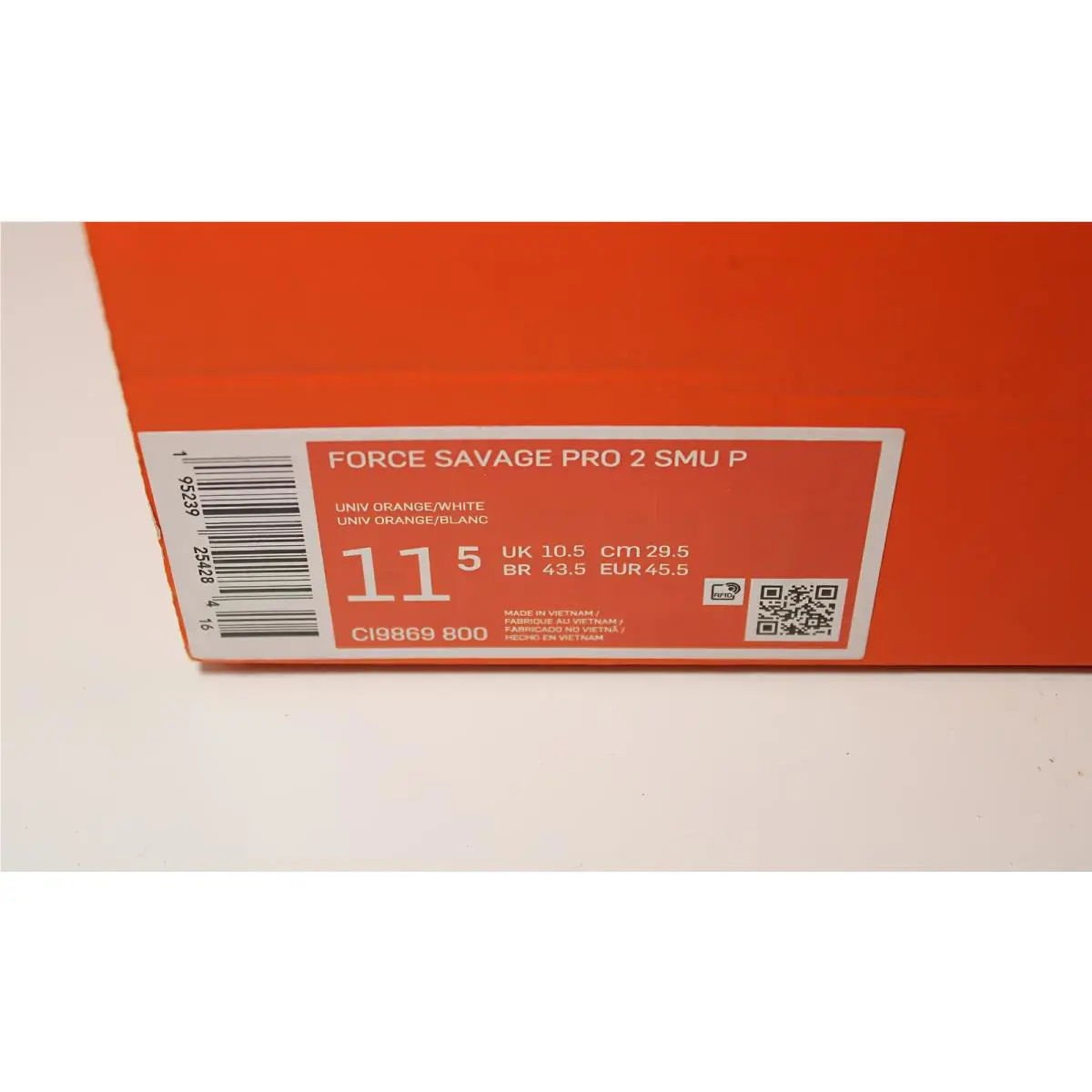 Nike shoes Force Savage - Orange 6