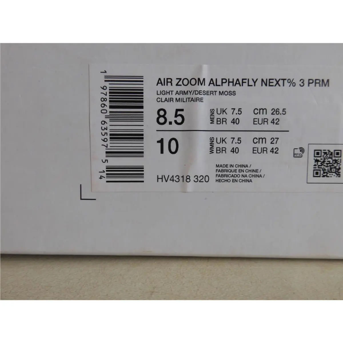 Nike shoes - Nike Air Zoom Alphafly NEXT% 3 - HV4318-320 - Green (UPC: 197860635975) 7