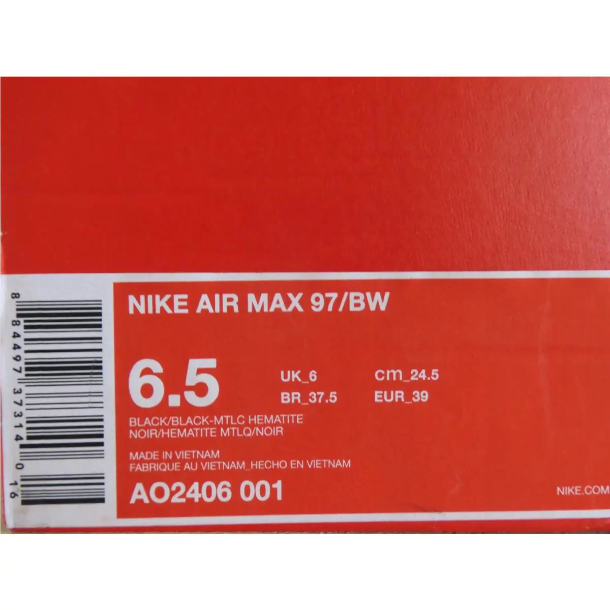 Nike shoes - Nike Air Max 97 BW - AO2406-001 - Black (UPC: 884497373140) 3