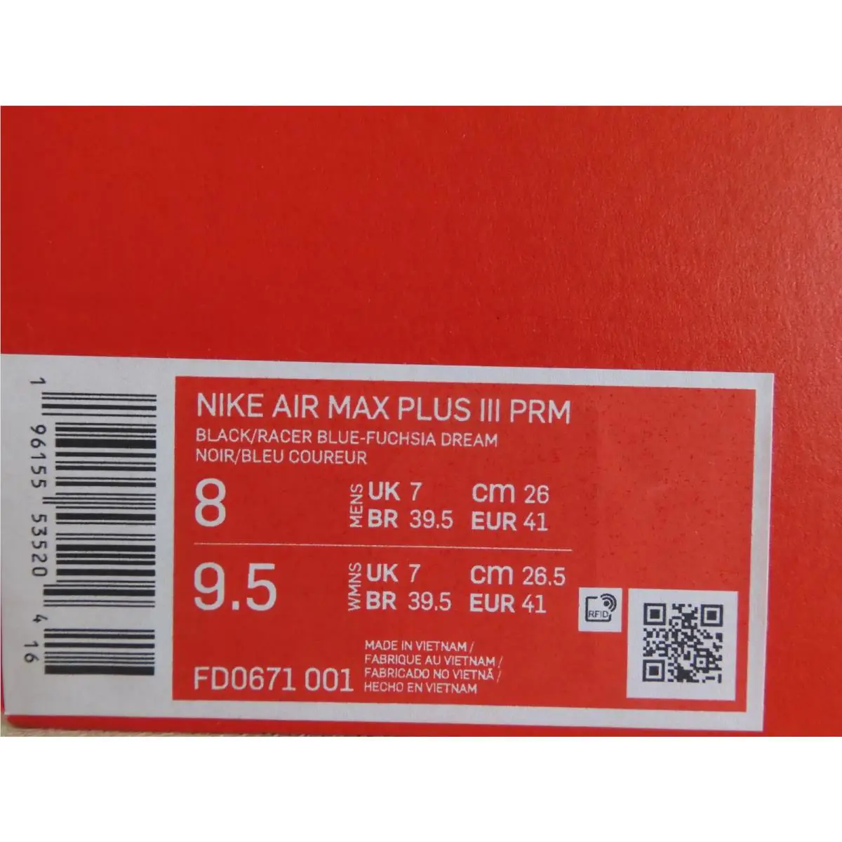 Nike shoes - Nike Air Max Plus - Air Max Plus - FD0671-001 - Black (UPC: 196155535204) 3