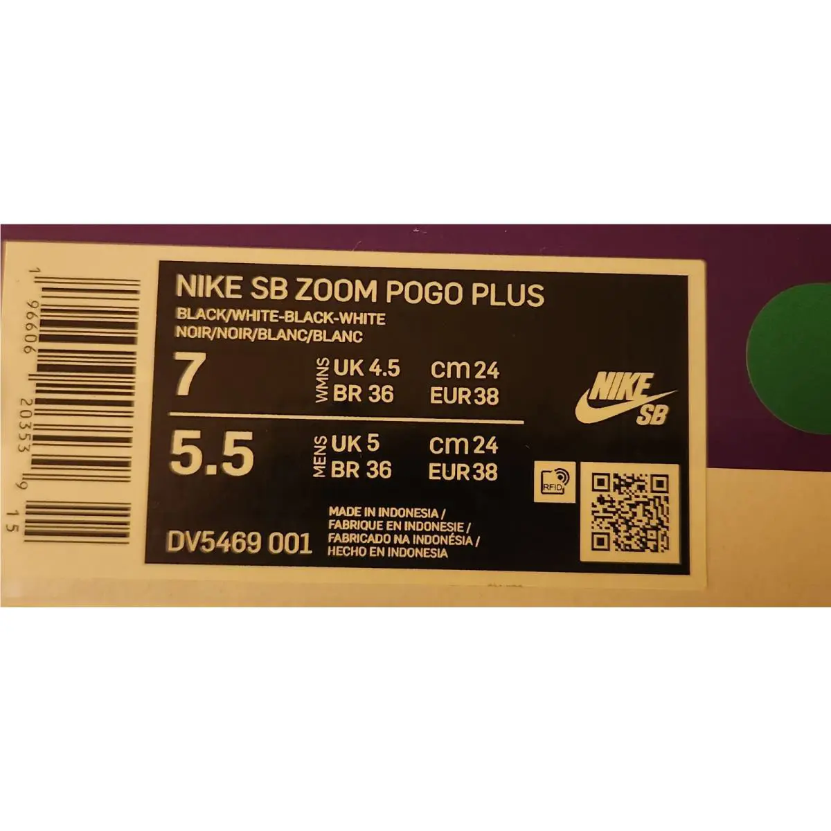 Nike shoes - Nike Zoom Pogo Plus - Zoom Pogo Plus - DV5469-001 - Black 8