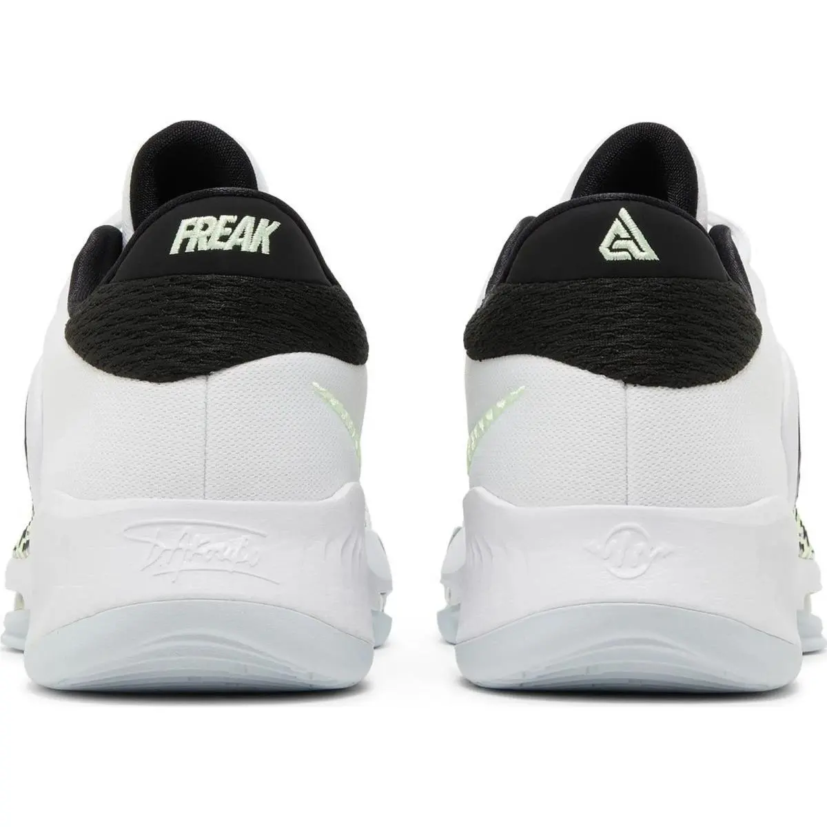 Nike shoes - Nike Zoom Freak 4 - Zoom Freak - DJ6149-100 - White/White-Black-Barely Volt 3