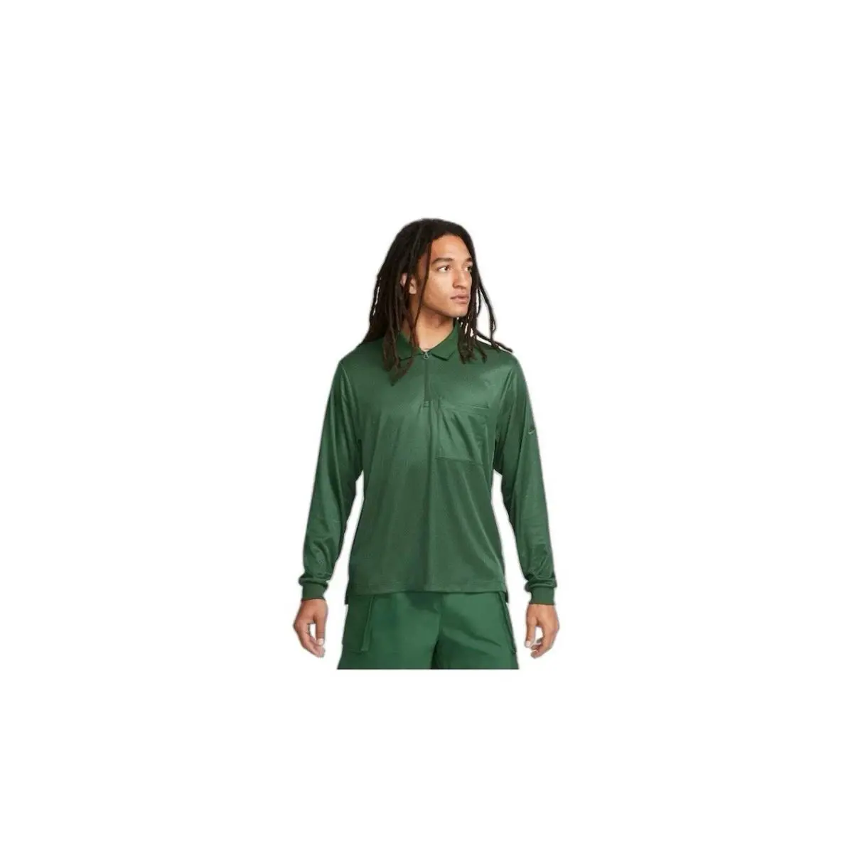 Nike Sportswear Tech Pack Shirt Mens L Green Dri-fit 1/4 Zip Breathable