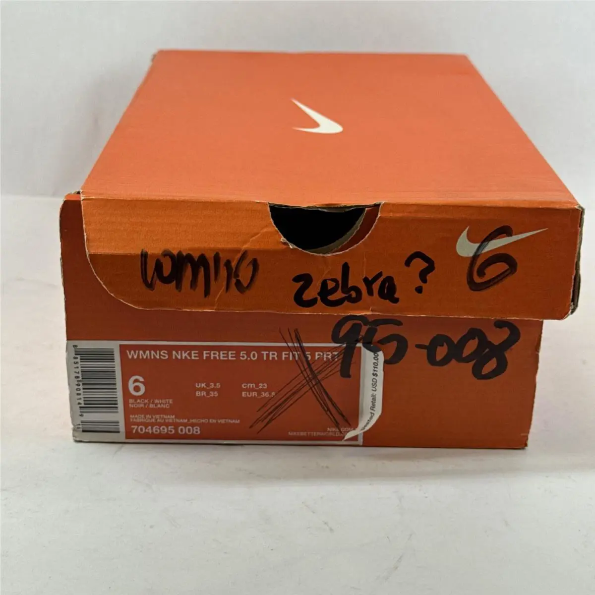 Nike shoes - Nike Free 5.0 - Free - 704695-008 - Black, Secondary: White 8