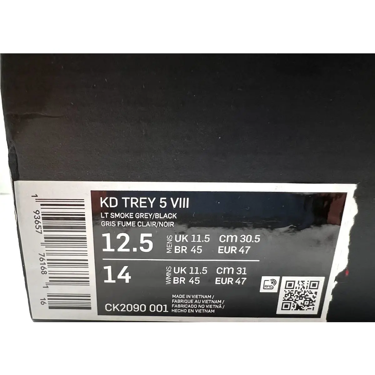 Nike shoes - Nike KD Trey 5 - Trey - CK2090-001 - Gray 10