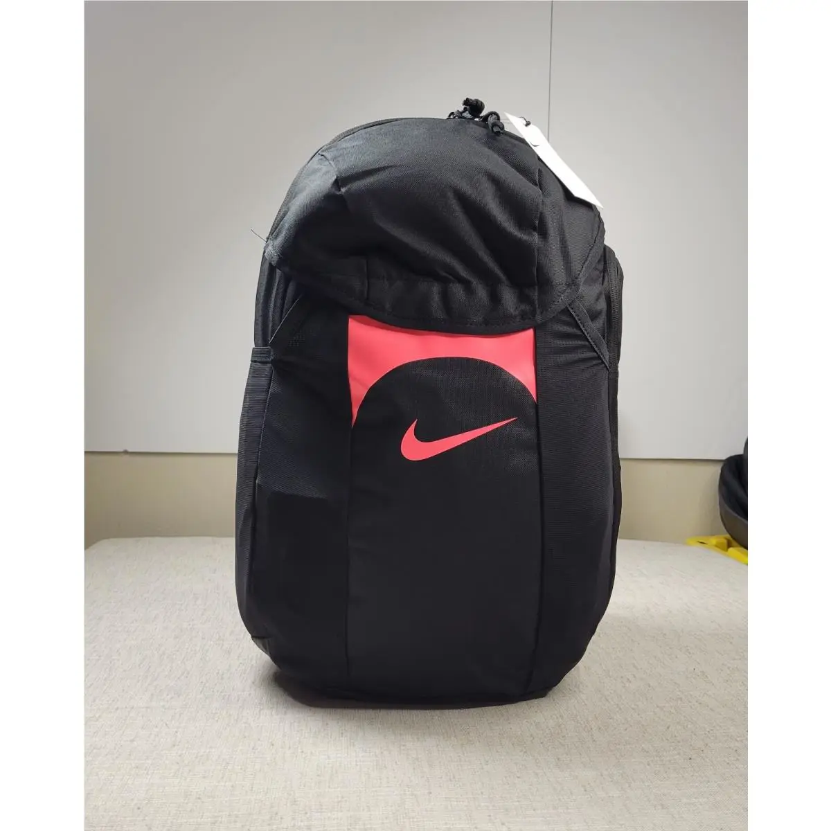 Nike Academy Team Backpack 30L Black Red Storm Fit Cover Soccer