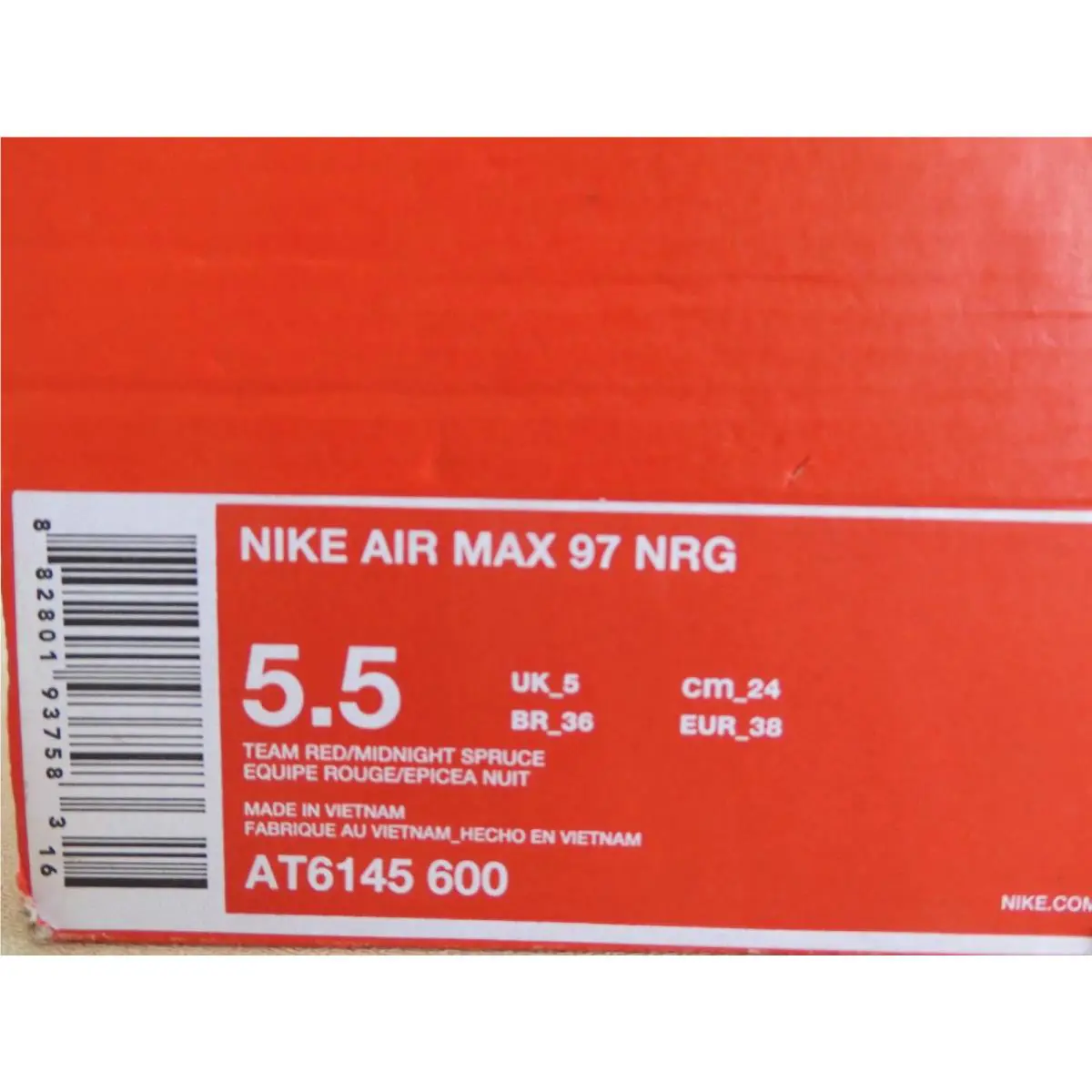 Nike shoes - Nike Air Max 97 - Air Max - AT6145-600 - Red (UPC: 882801937583) 3