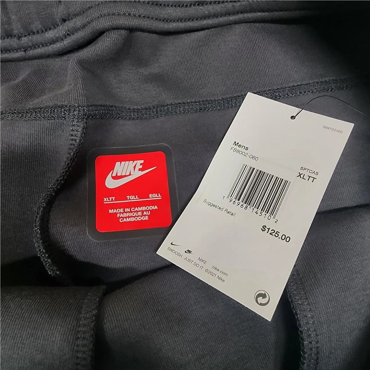 Nike clothing - FB8002060 - FB8002060 - Gray 6