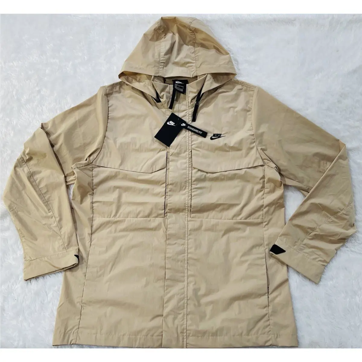 Nike clothing - Sportswear Premium Essentials M65 Jacket - Grain / Black (UPC: 194956113294) 5