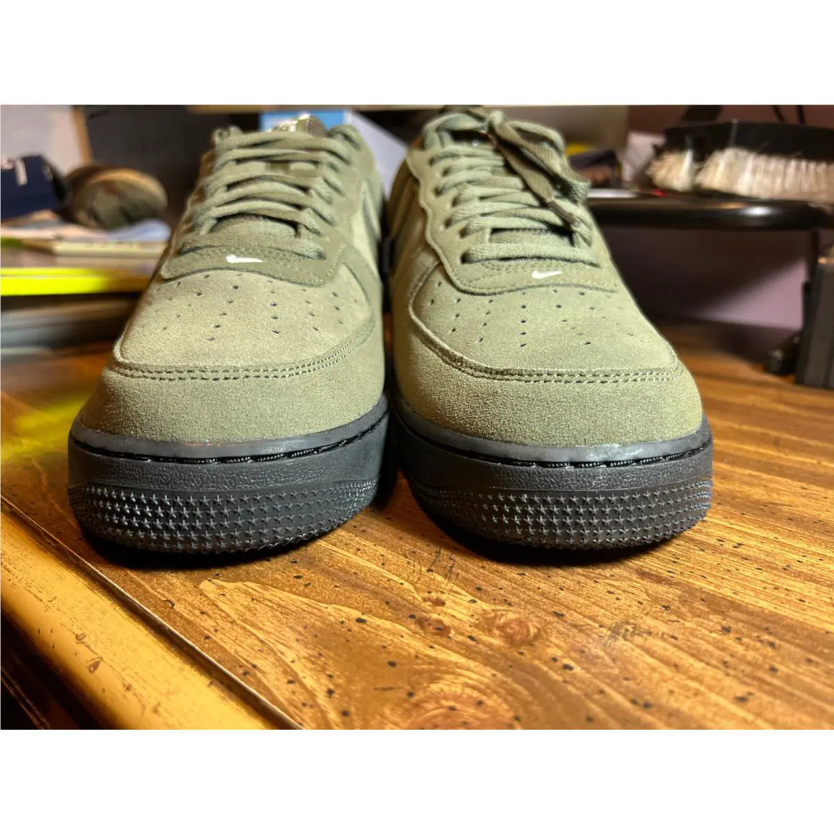 Nike shoes - Nike™ Air Force 1 Low `07 LV8 `Reflective Swoosh - Cargo Khaki` - DZ4514-300 - Khaki 10