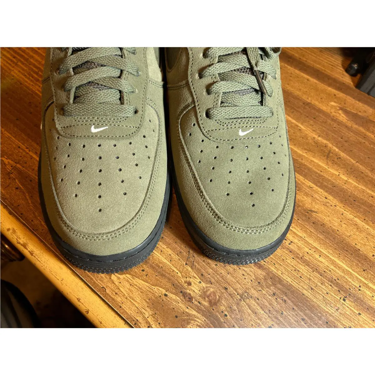 Nike shoes - Nike™ Air Force 1 Low `07 LV8 `Reflective Swoosh - Cargo Khaki` - DZ4514-300 - Khaki 11