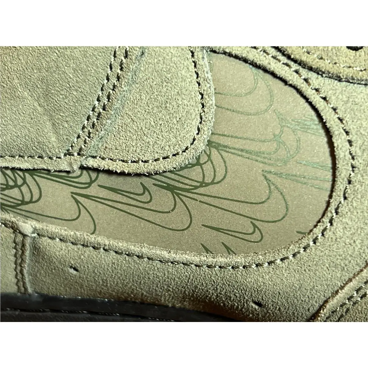 Nike shoes - Nike™ Air Force 1 Low `07 LV8 `Reflective Swoosh - Cargo Khaki` - DZ4514-300 - Khaki 1