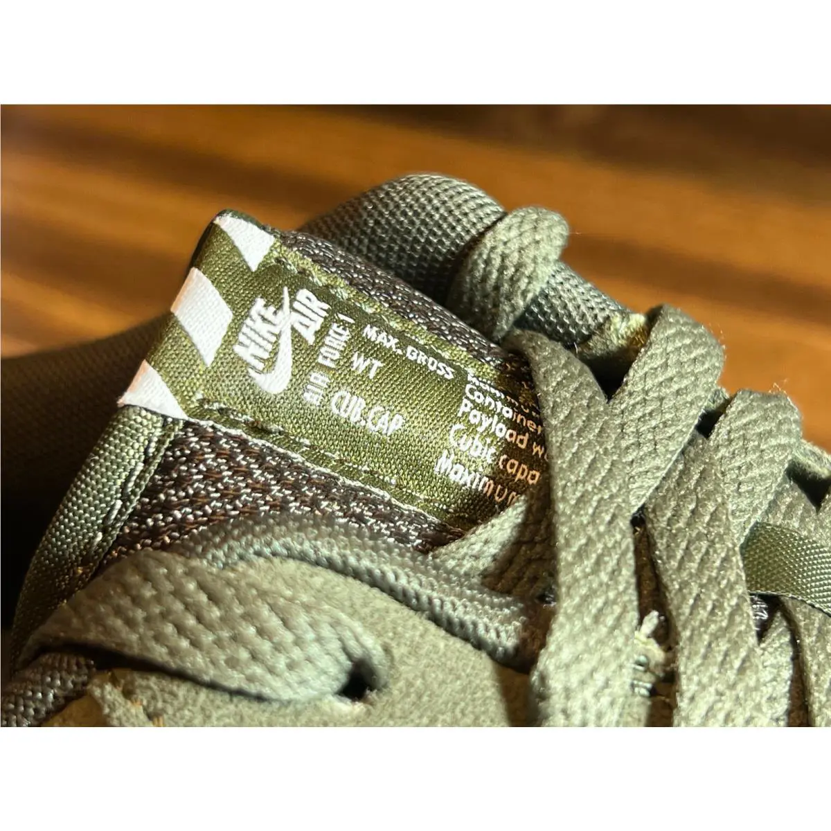 Nike shoes - Nike™ Air Force 1 Low `07 LV8 `Reflective Swoosh - Cargo Khaki` - DZ4514-300 - Khaki 5