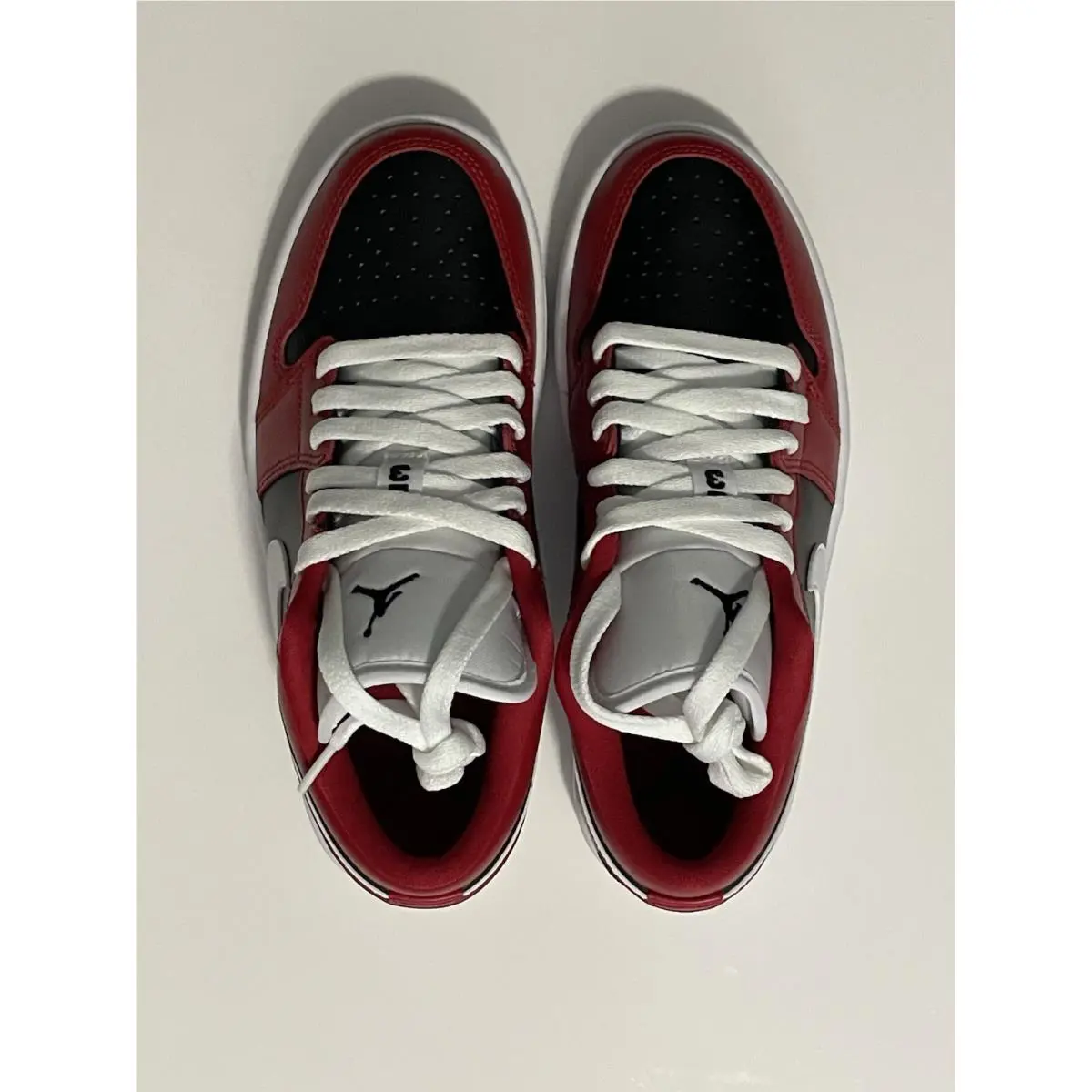 Nike shoes - Nike Air Jordan 1 Low - DC0774-603 - Gym Red/White-Black (UPC: 0194957098880) 3
