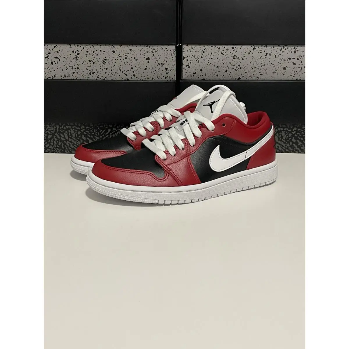 Nike shoes - Nike Air Jordan 1 Low - DC0774-603 - Gym Red/White-Black (UPC: 0194957098880) 0