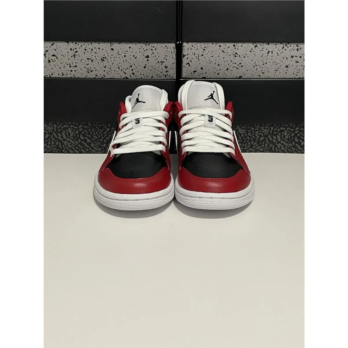 Nike shoes - Nike Air Jordan 1 Low - DC0774-603 - Gym Red/White-Black (UPC: 0194957098880) 1