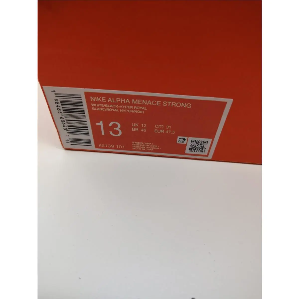 Nike shoes - Nike Alpha Menace - Alpha Menace - II5139-101 - Blue (UPC: 197485606411) 10