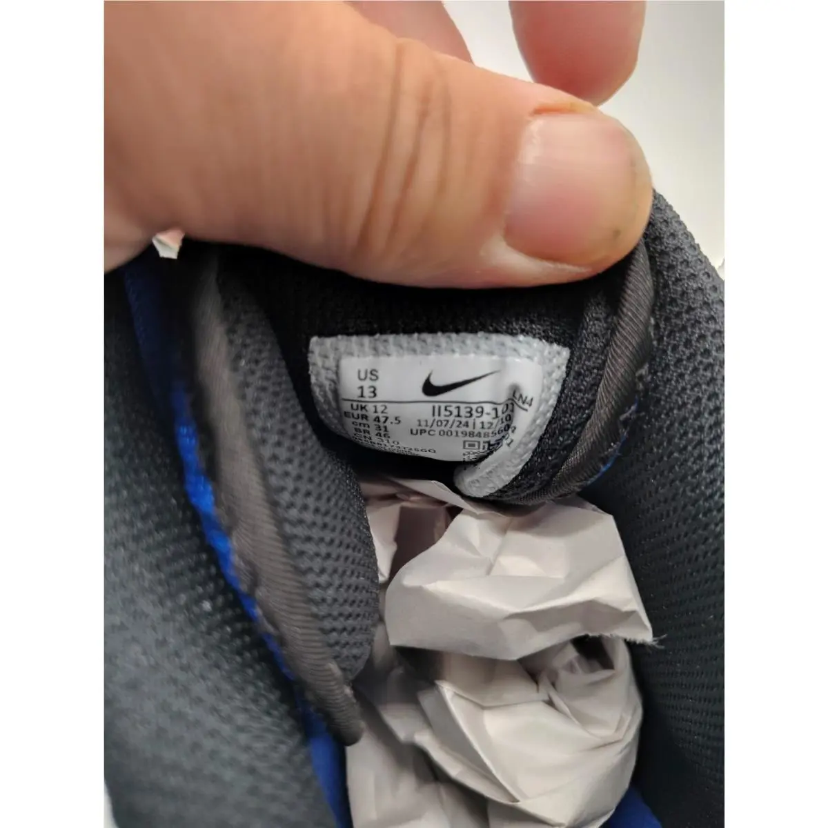 Nike shoes - Nike Alpha Menace - Alpha Menace - II5139-101 - Blue (UPC: 197485606411) 6