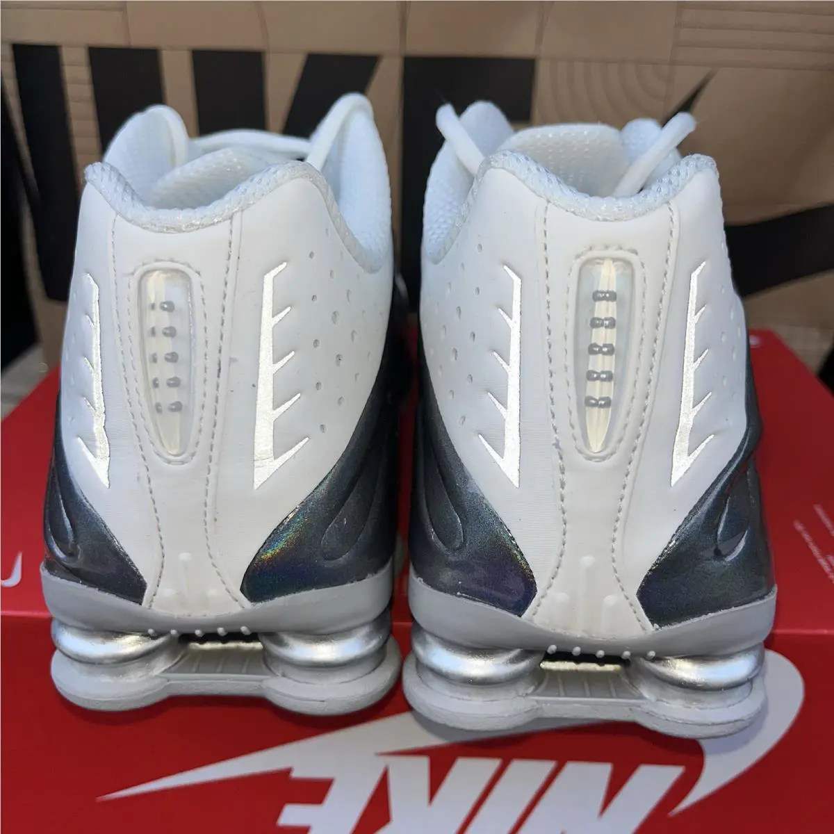 Nike shoes - Nike Shox R4 - Shox - IB7703-100 - White 2