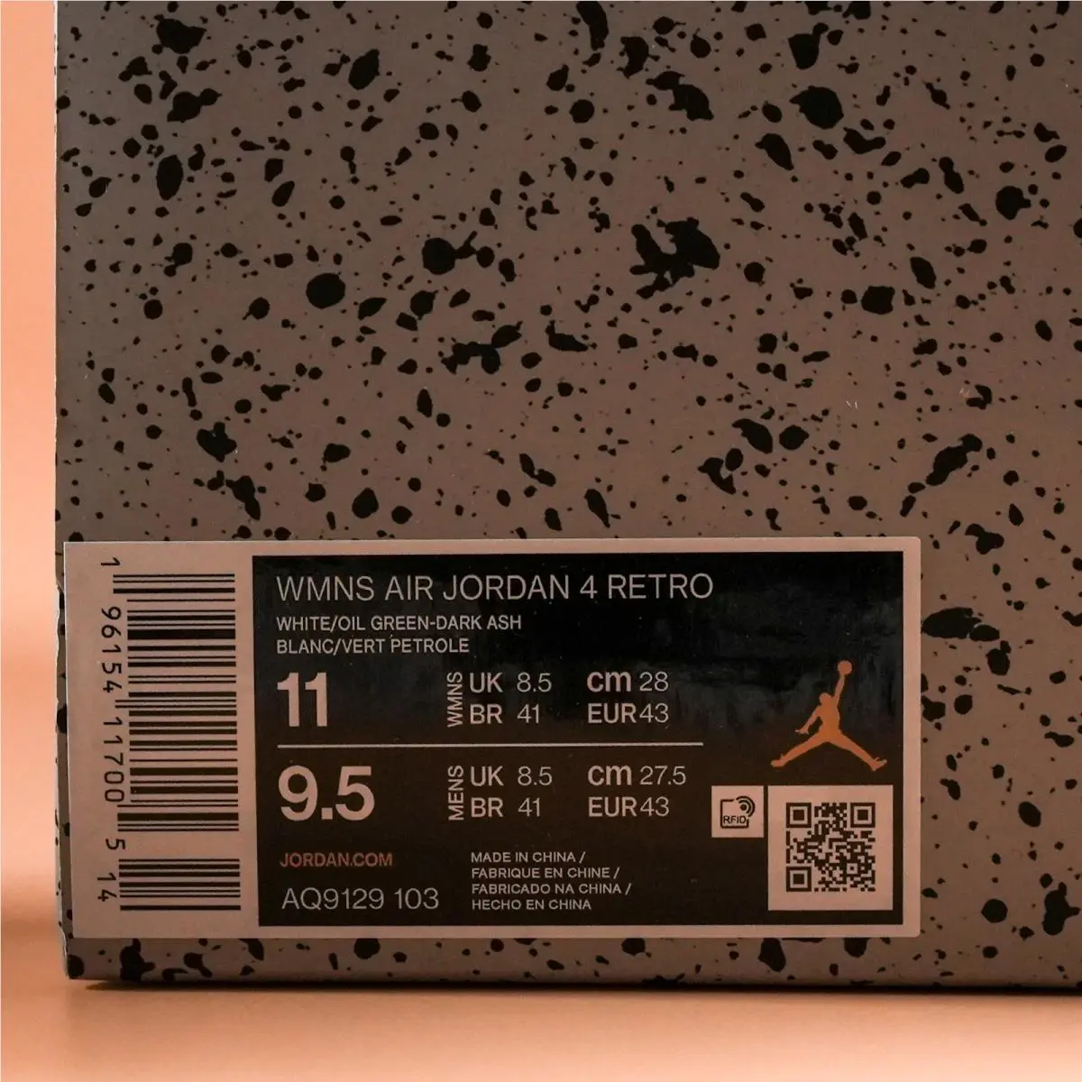 Nike shoes - Air Jordan 4 - Air - AQ9129-103 - Green 21