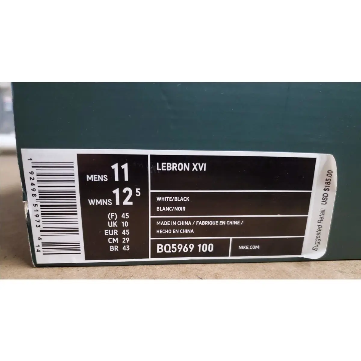 Nike shoes - Nike LeBron 16 - LeBron - White 9