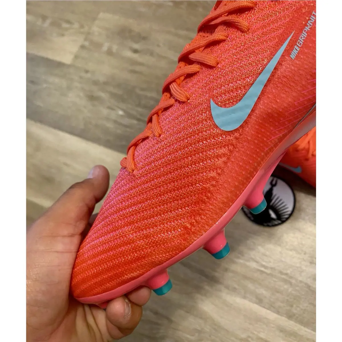 Nike shoes - Nike Zoom Mercurial Vapor 16 Elite AG - FQ8693-800 - Ember Glow / Aurora Green (UPC: 197859033751) 2