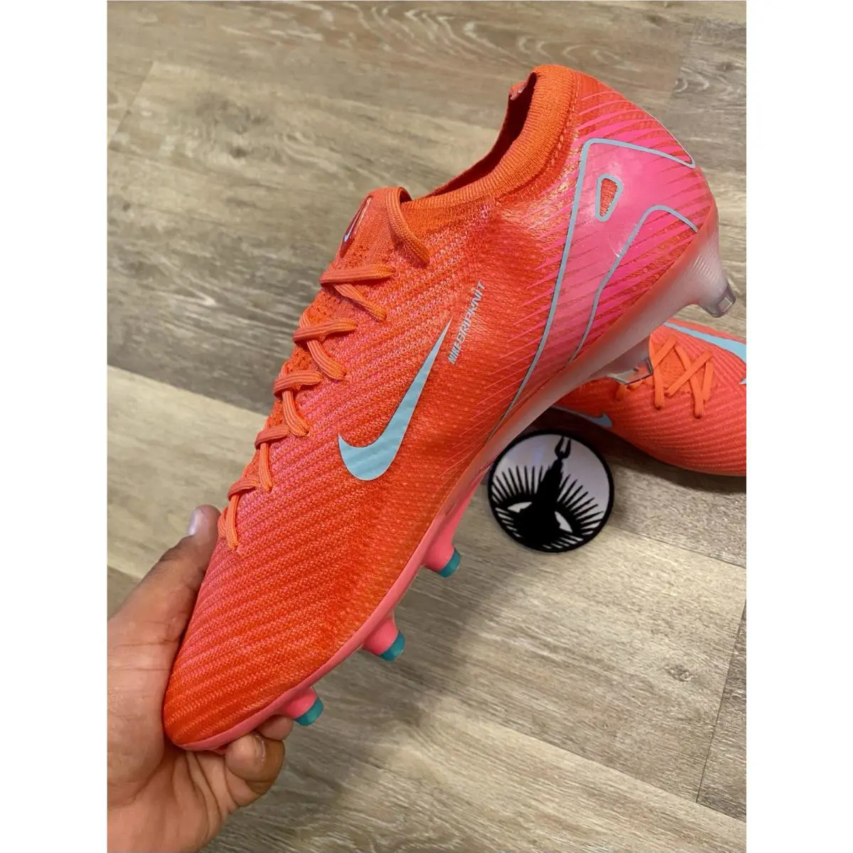 Nike shoes - Nike Zoom Mercurial Vapor 16 Elite AG - FQ8693-800 - Ember Glow / Aurora Green (UPC: 197859033751) 3